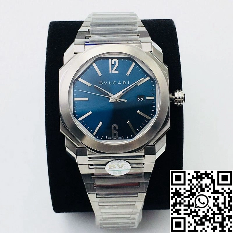 Bvlgari Octo 102105 BGO38C3SSD BV Factory Blue Dial