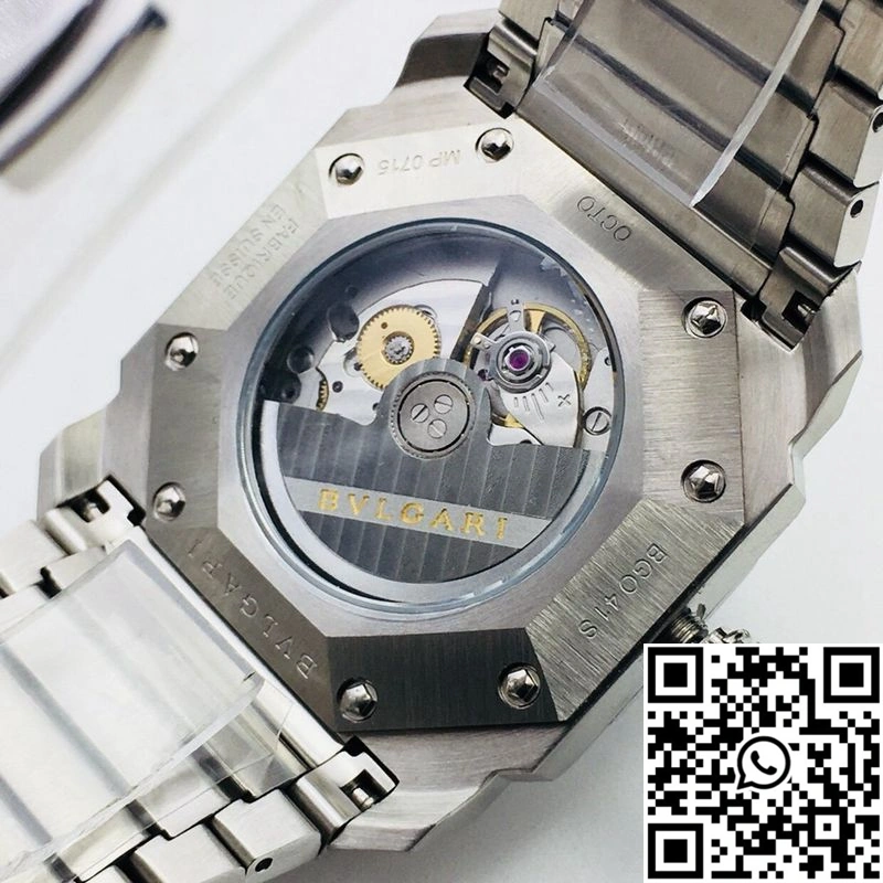 Bvlgari Octo 102105 BGO38C3SSD BV Factory Blue Dial