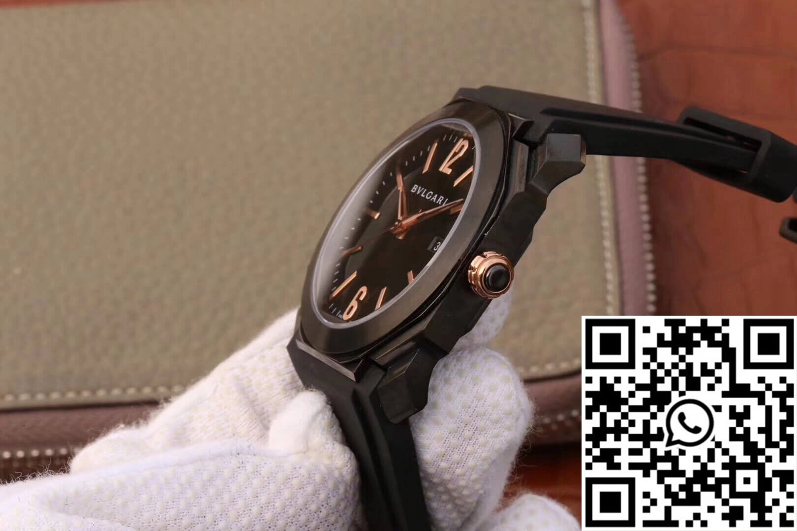 Bvlgari Octo 102581 BGO41BBSVD Black Dial