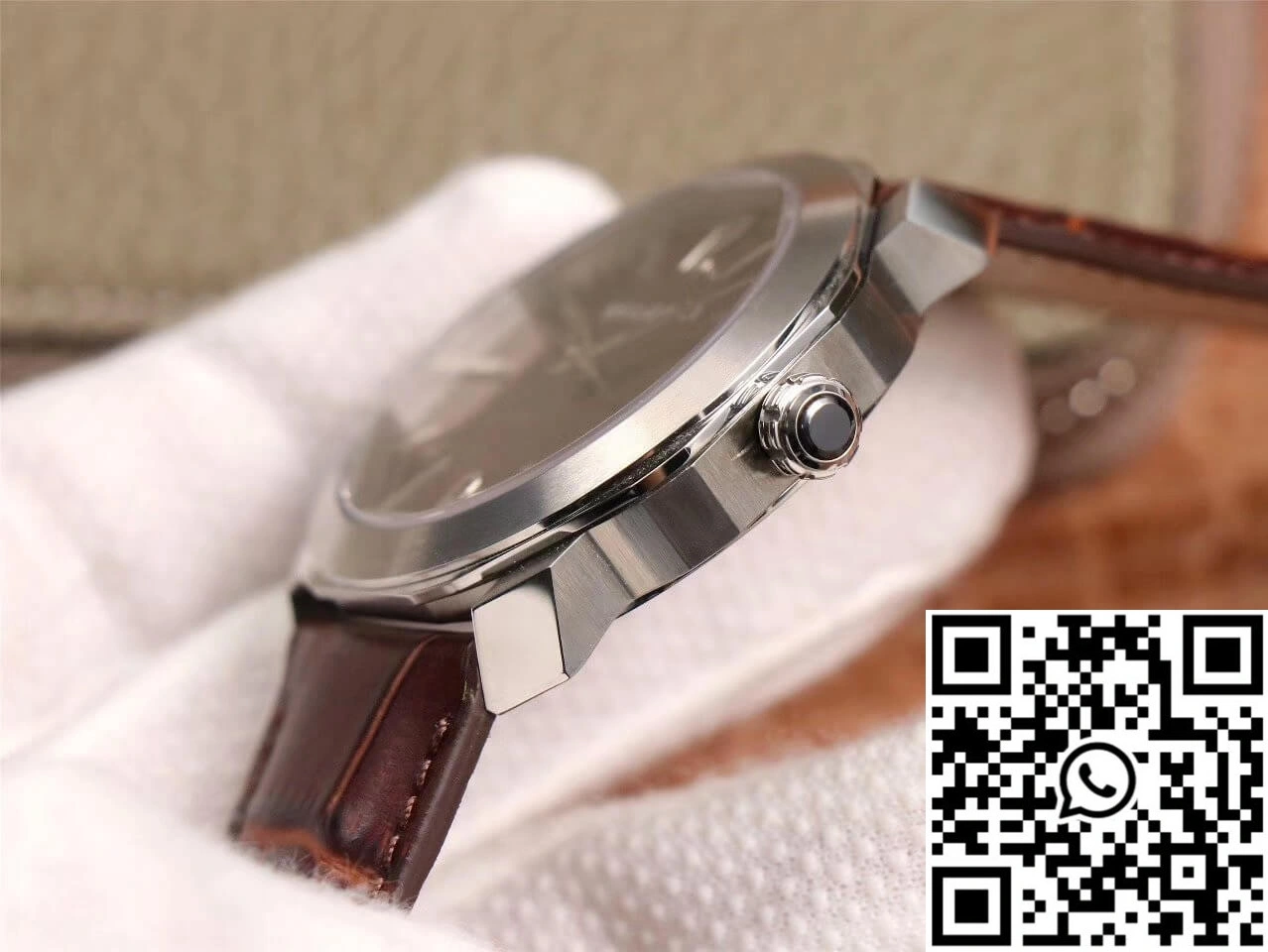 Bvlgari Octo 102705 BV Factory Reddish Brown Dial