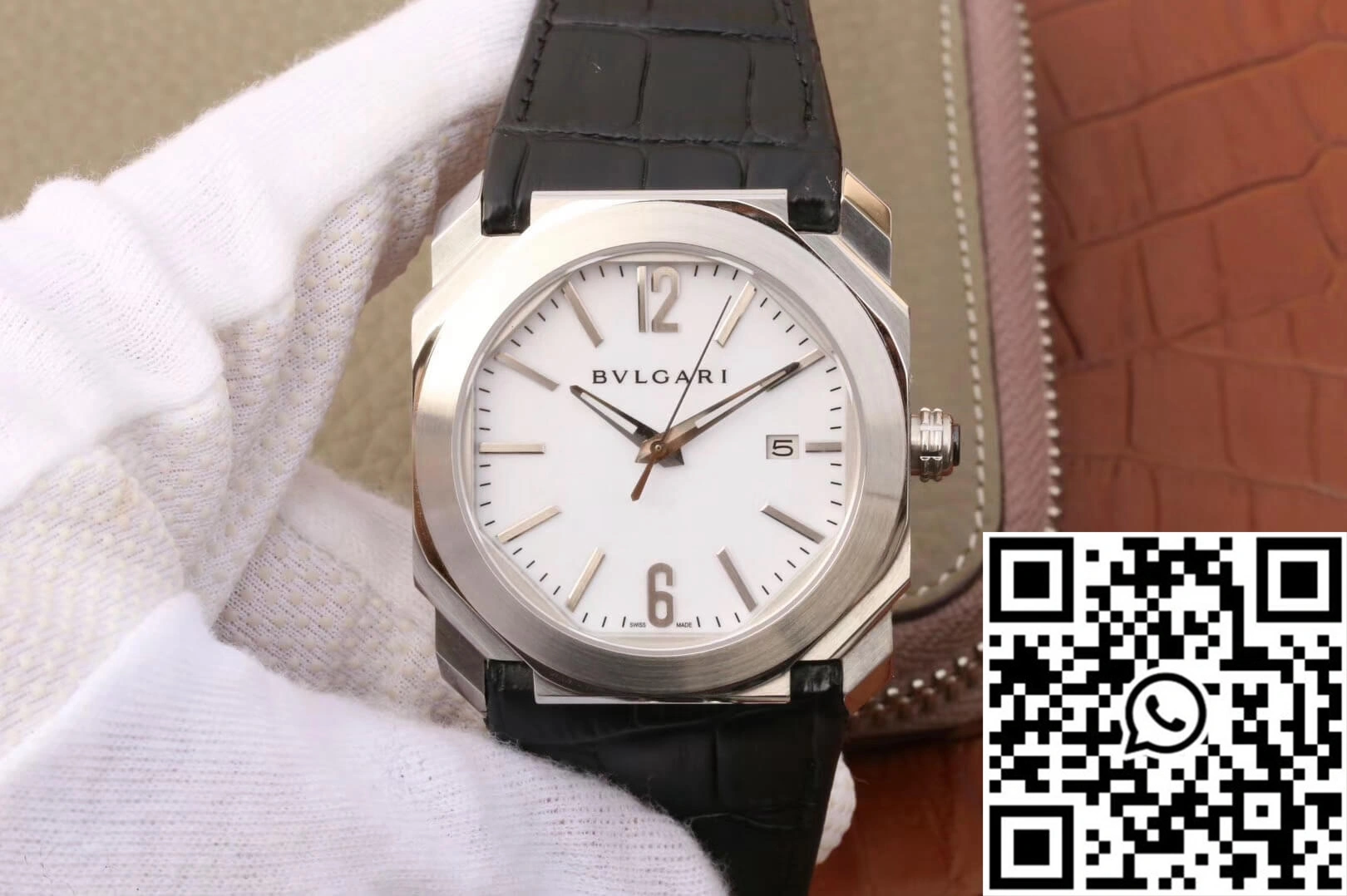 Bvlgari Octo 102779 OC41C6SLD White Dial