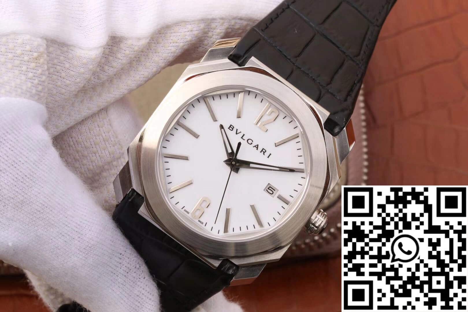 Bvlgari Octo 102779 OC41C6SLD White Dial
