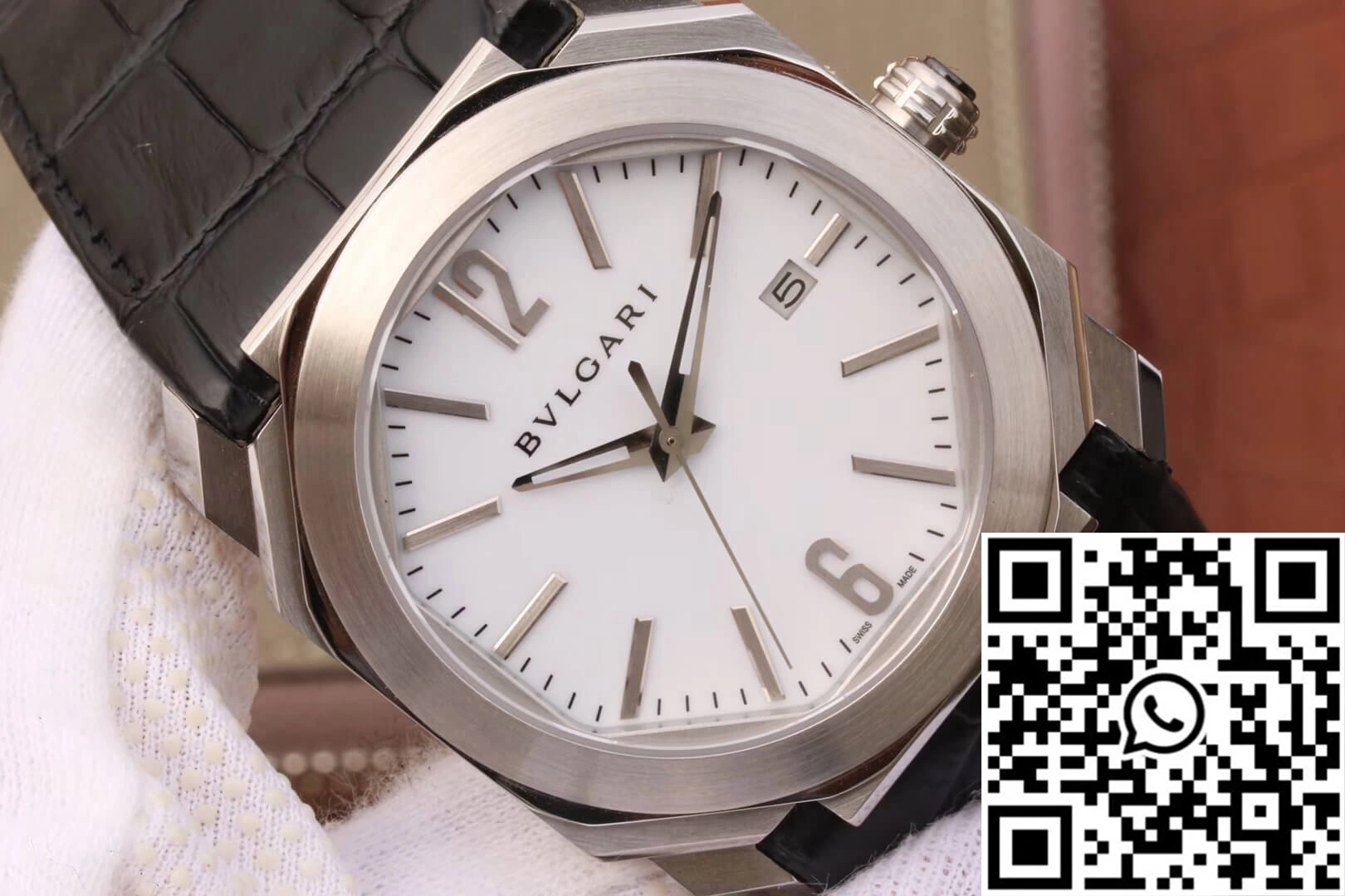 Bvlgari Octo 102779 OC41C6SLD White Dial
