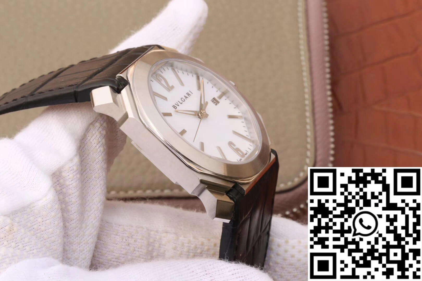 Bvlgari Octo 102779 OC41C6SLD White Dial