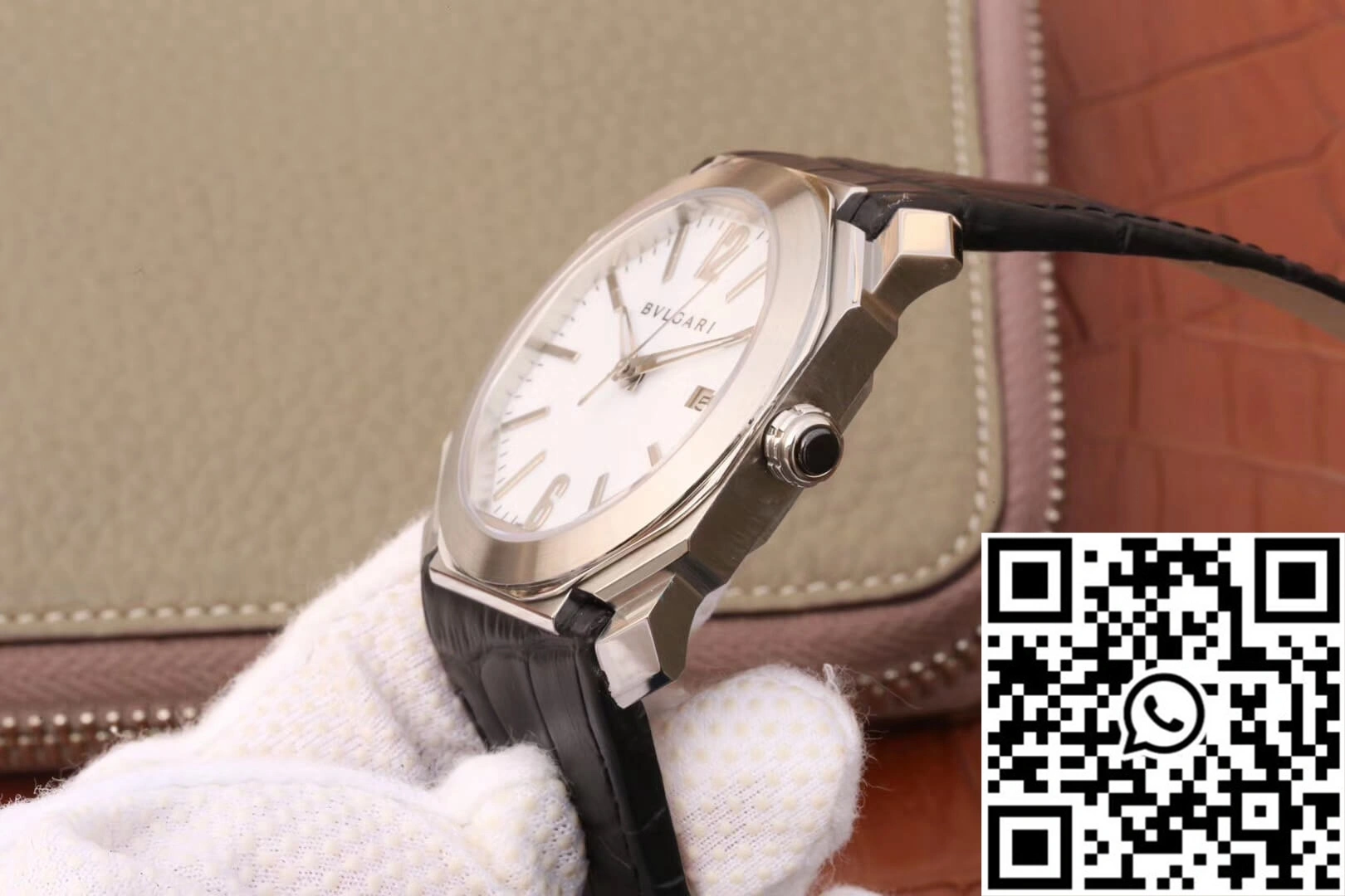 Bvlgari Octo 102779 OC41C6SLD White Dial