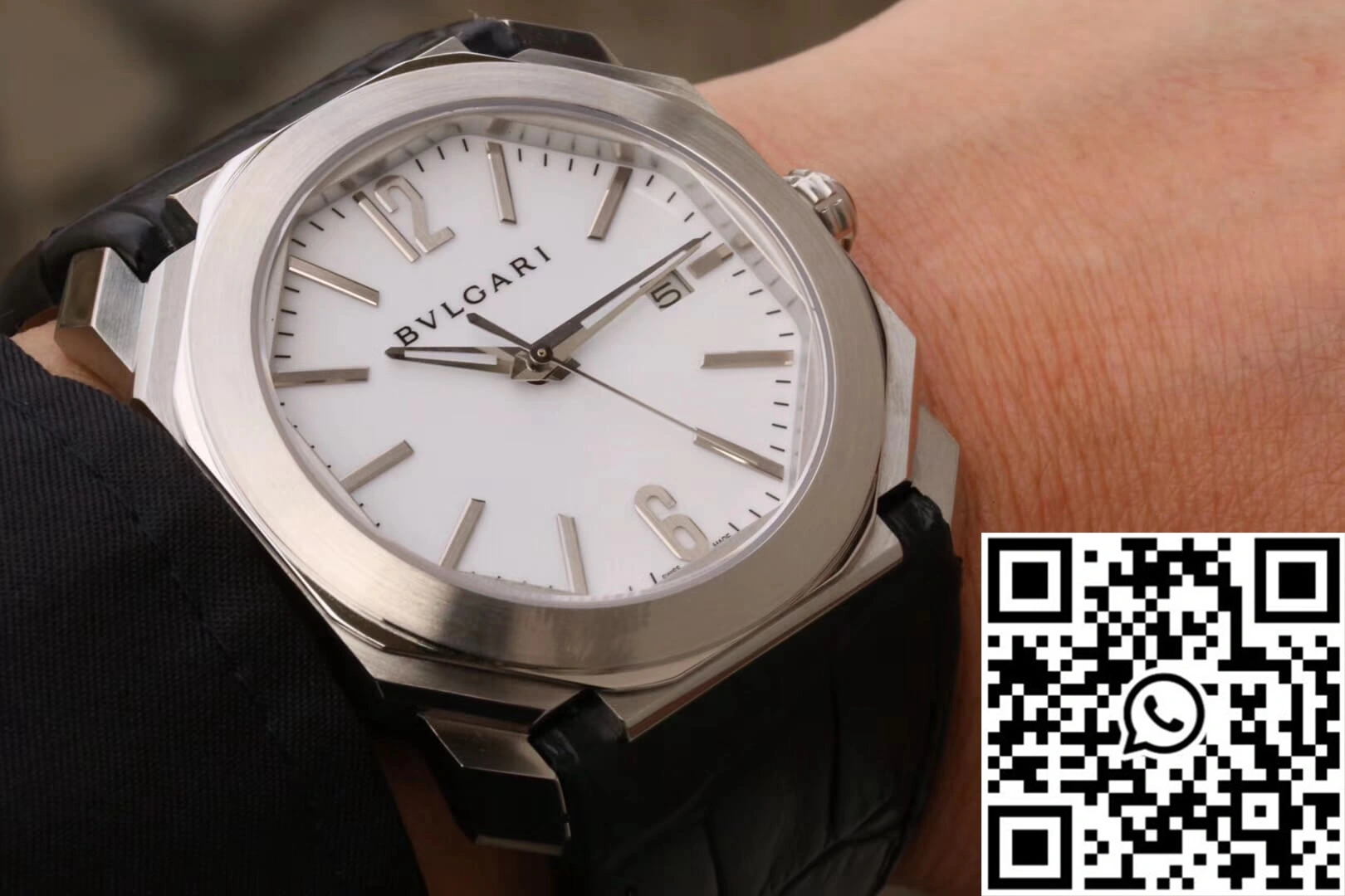 Bvlgari Octo 102779 OC41C6SLD White Dial