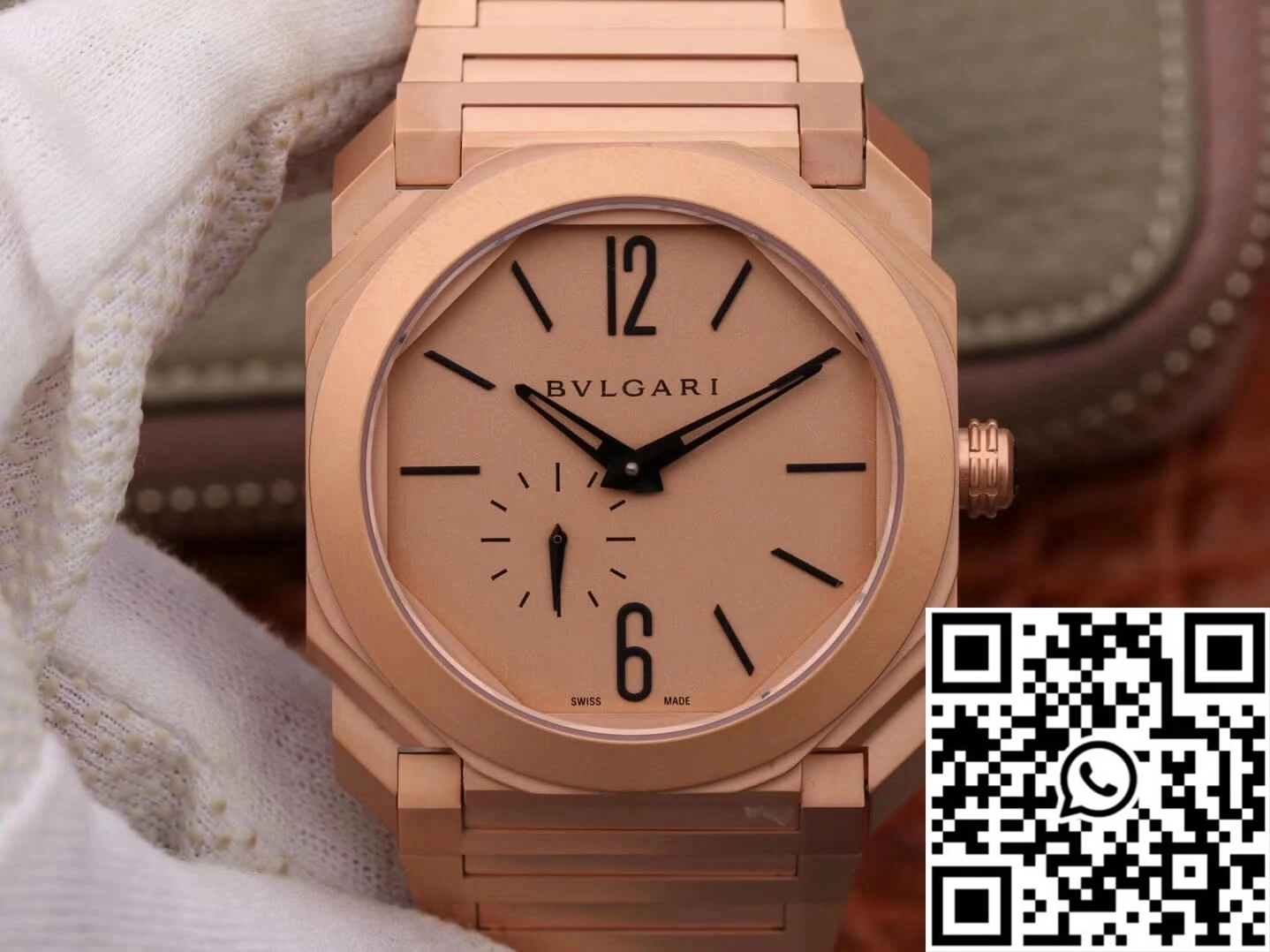 Bvlgari Octo Finissimo 102912 BV Factory Rose Gold Dial