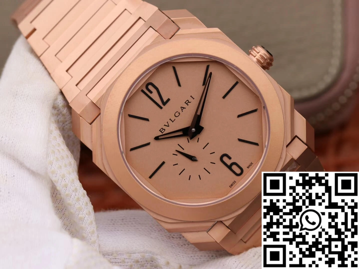 Bvlgari Octo Finissimo 102912 BV Factory Rose Gold Dial