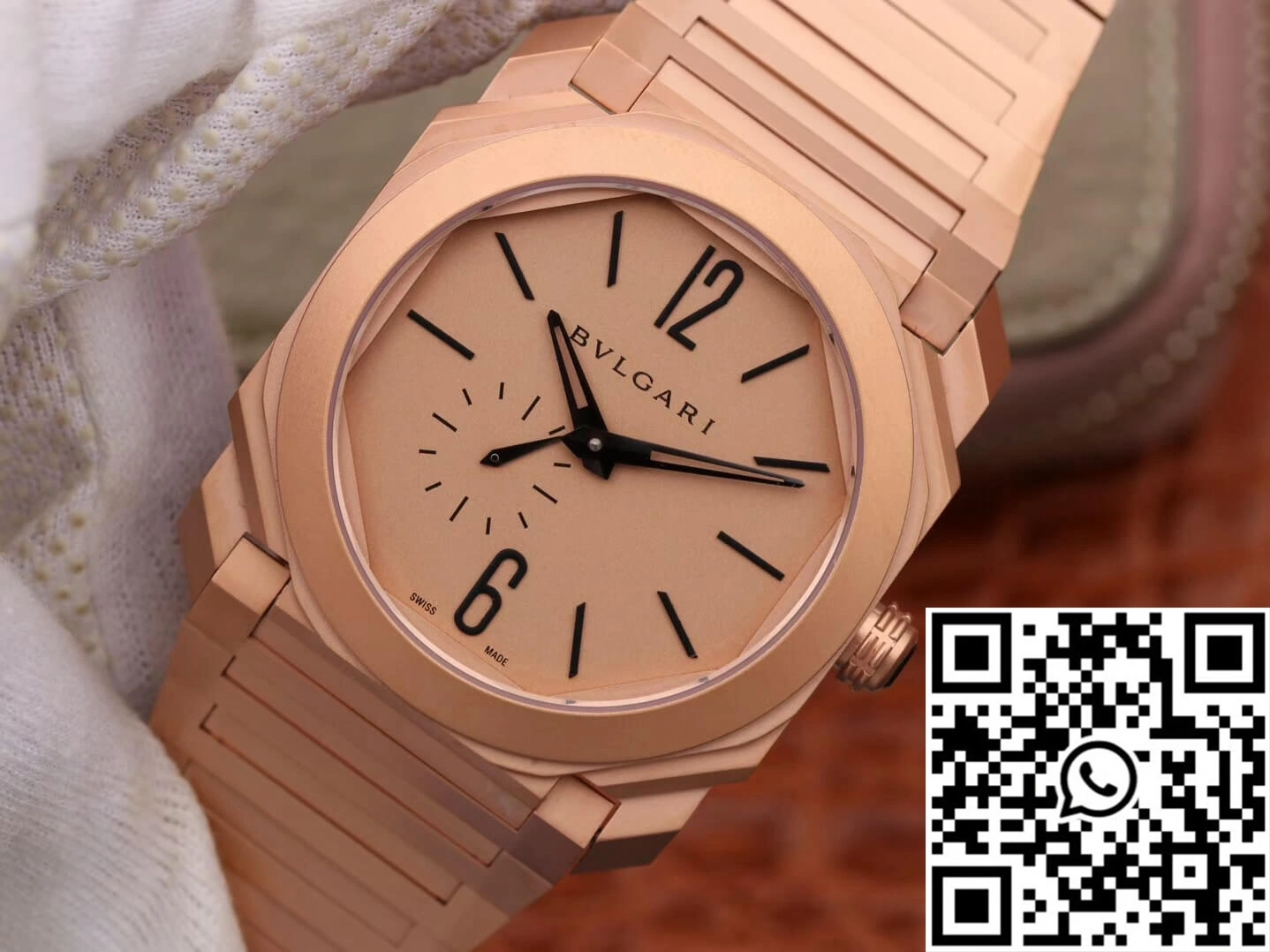 Bvlgari Octo Finissimo 102912 BV Factory Rose Gold Dial