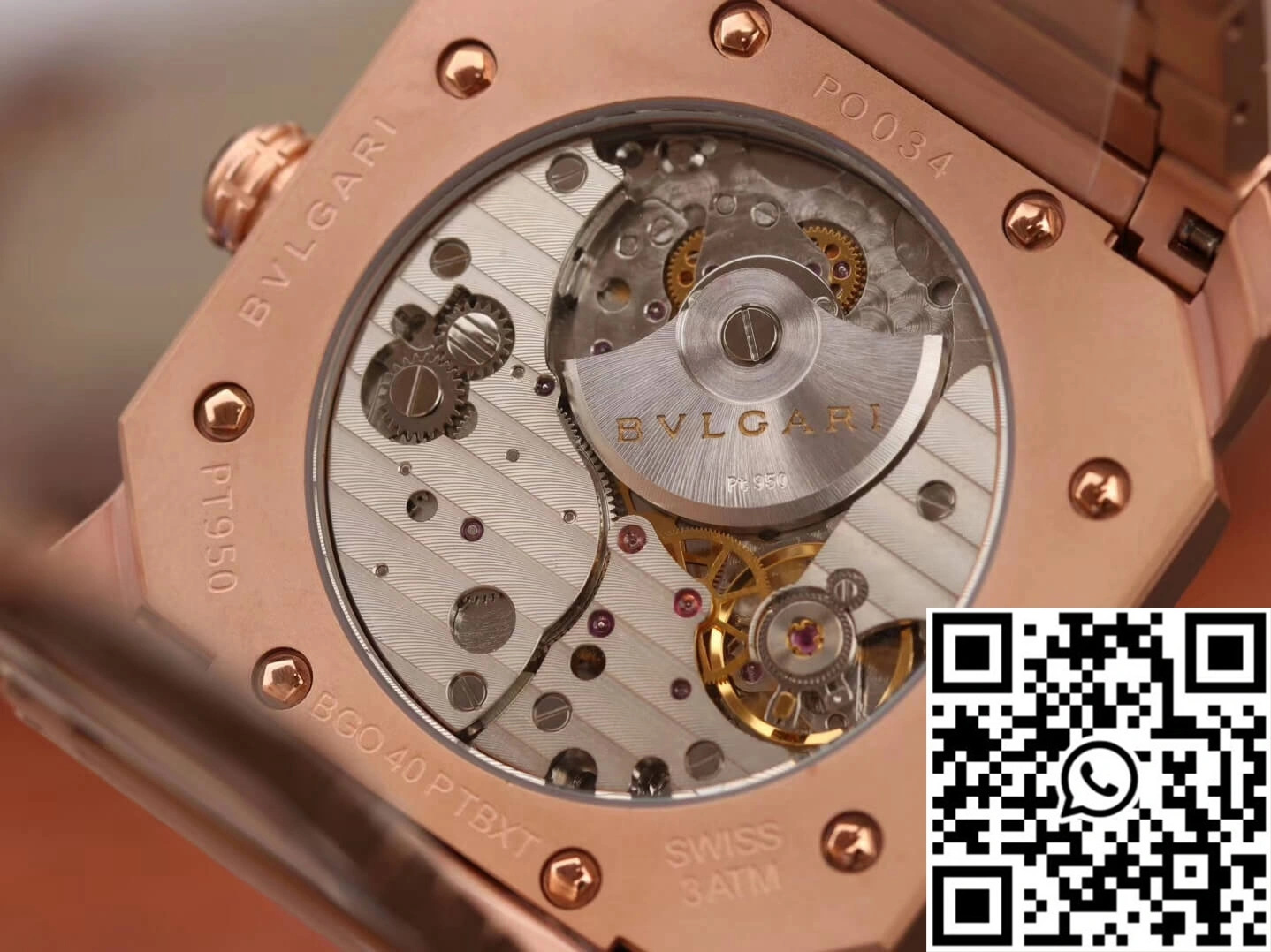 Bvlgari Octo Finissimo 102912 BV Factory Rose Gold Dial