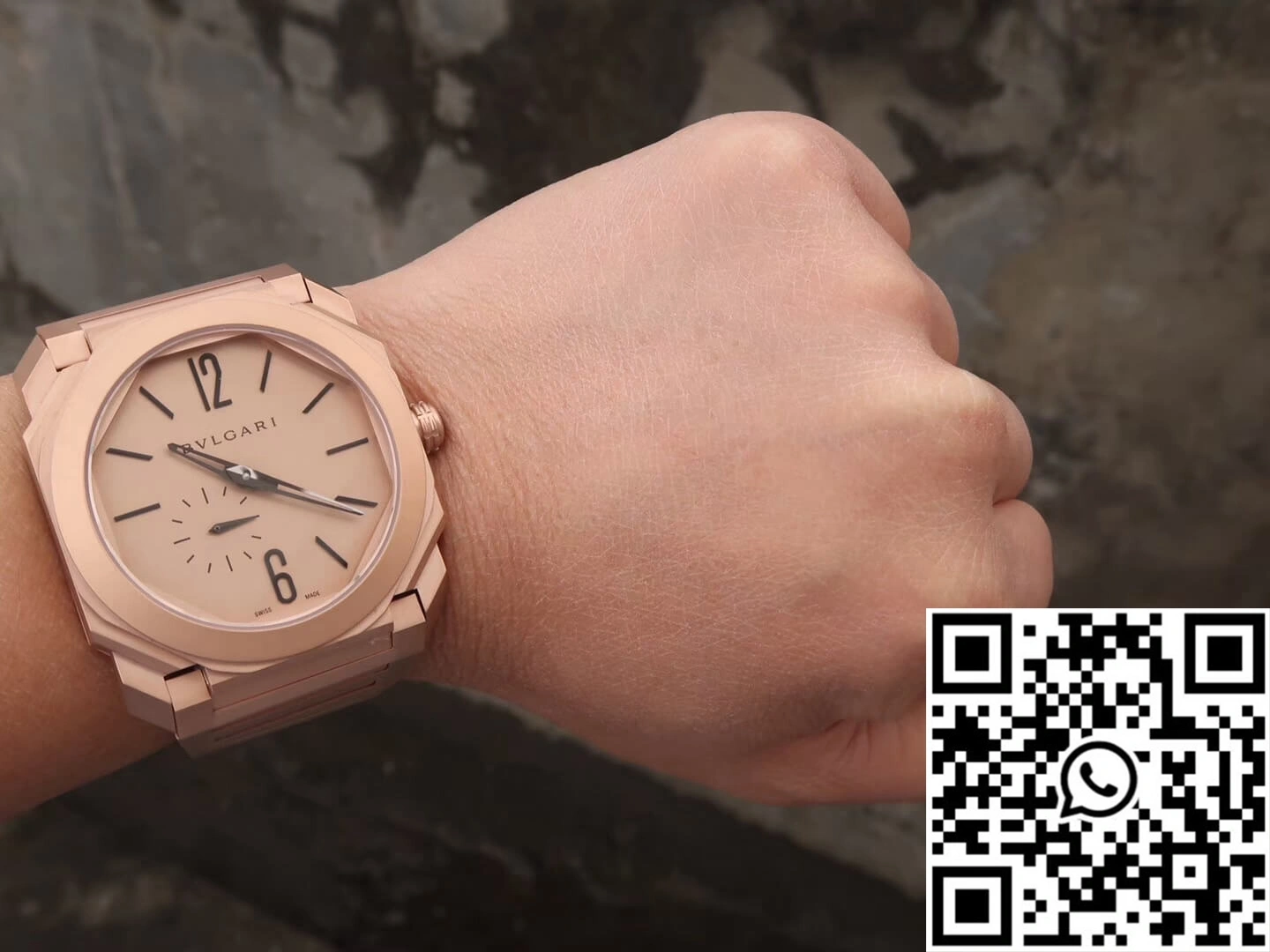 Bvlgari Octo Finissimo 102912 BV Factory Rose Gold Dial