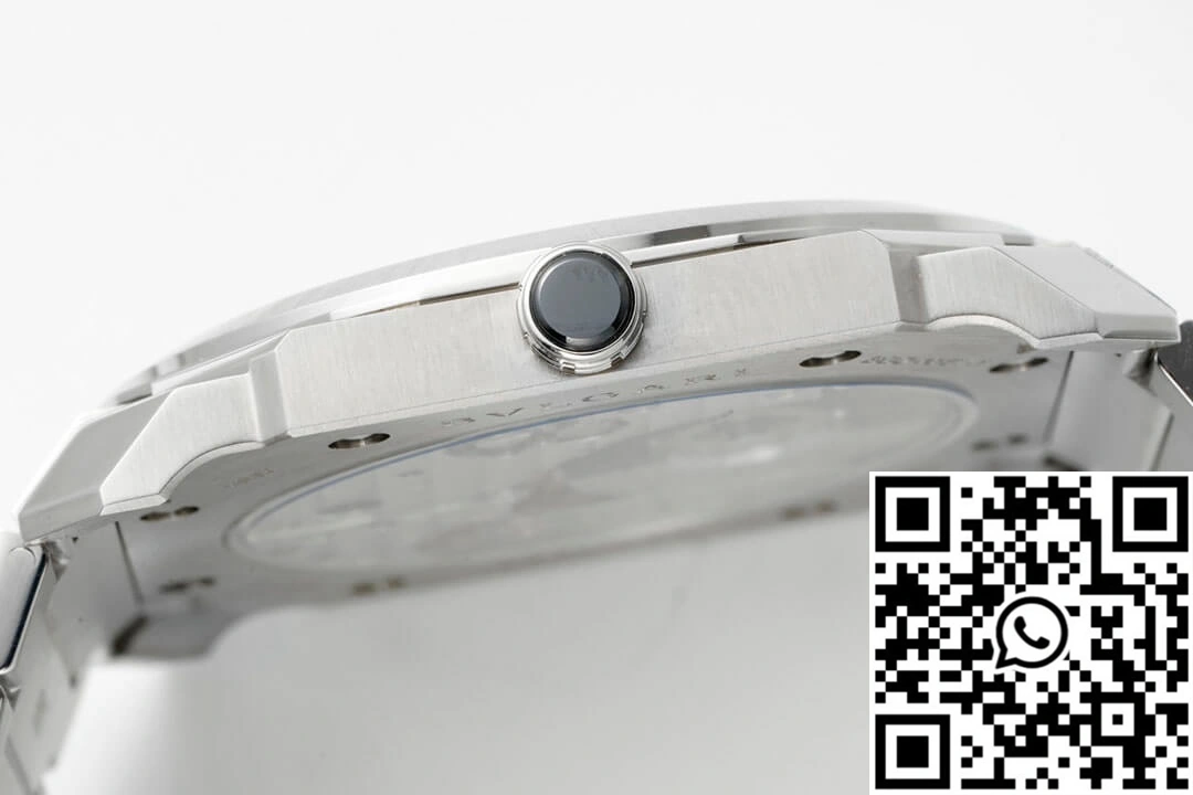 Bvlgari Octo Finissimo 103431 BV Factory Stainless Steel Blue Dial