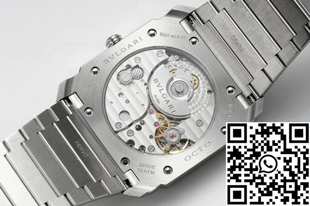Bvlgari Octo Finissimo 103431 BV Factory Stainless Steel Blue Dial