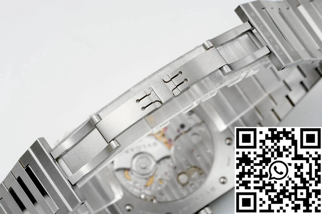 Bvlgari Octo Finissimo 103431 BV Factory Stainless Steel Blue Dial