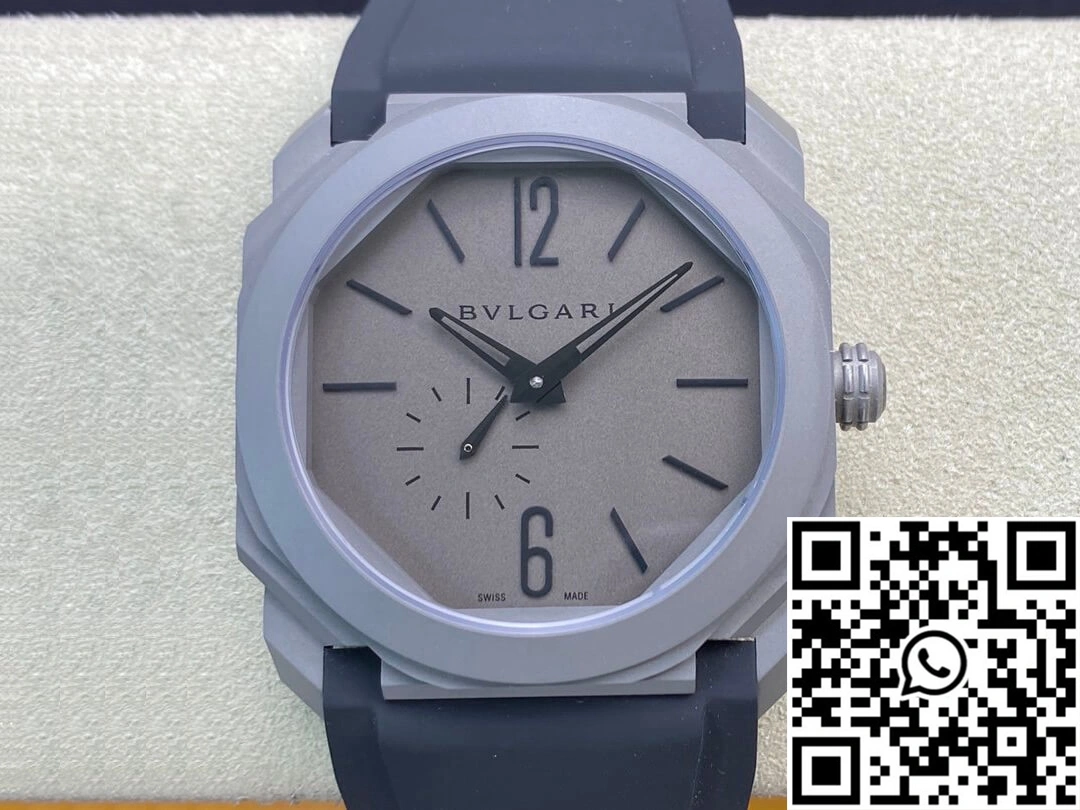 Bvlgari Octo Finissimo BV Factory V2 Rubber Strap