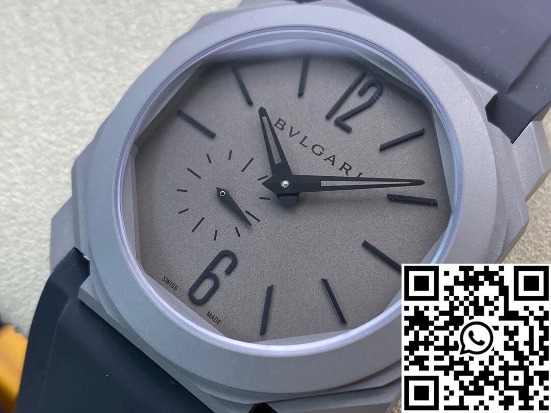 Bvlgari Octo Finissimo BV Factory V2 Rubber Strap