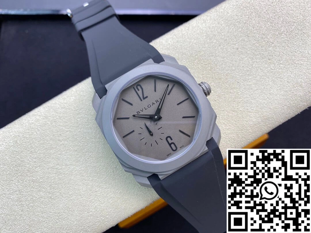 Bvlgari Octo Finissimo BV Factory V2 Rubber Strap