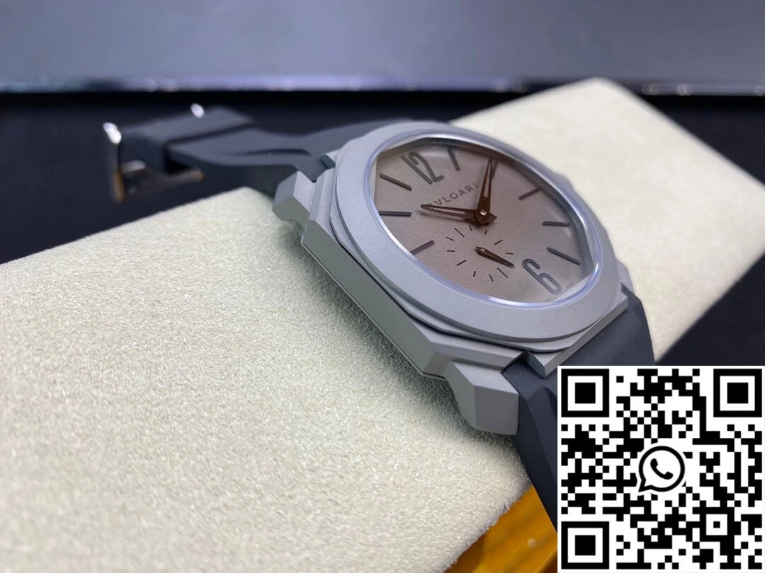 Bvlgari Octo Finissimo BV Factory V2 Rubber Strap