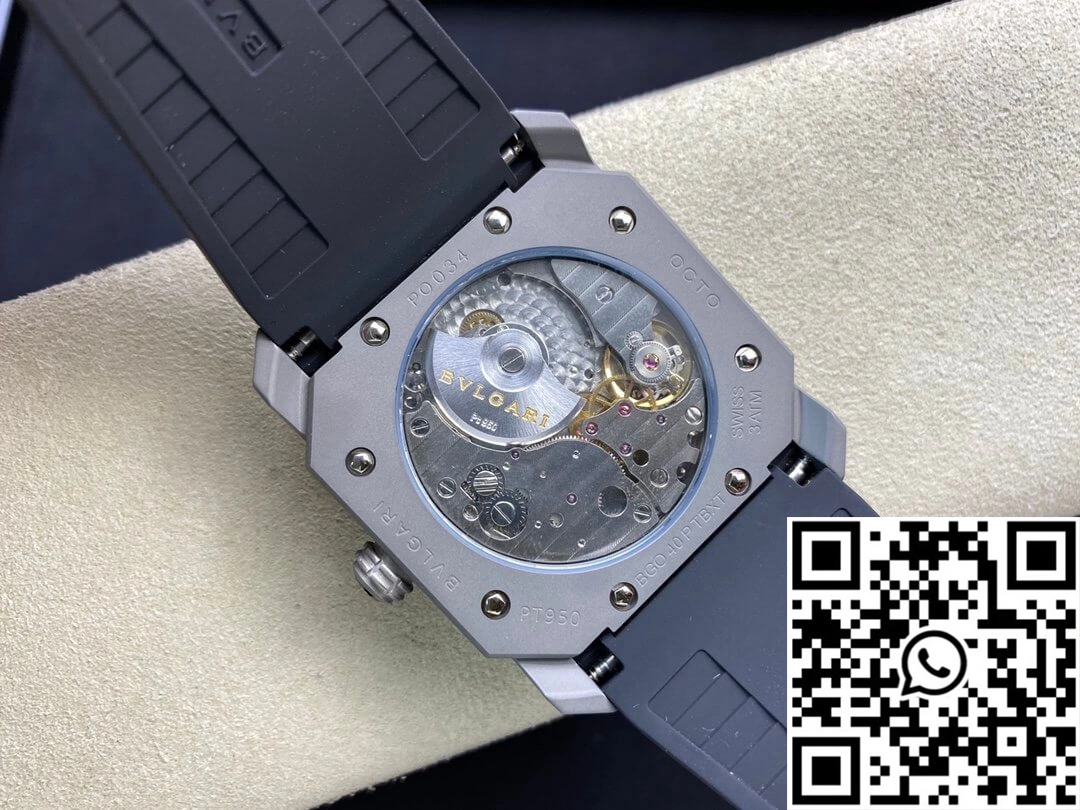 Bvlgari Octo Finissimo BV Factory V2 Rubber Strap
