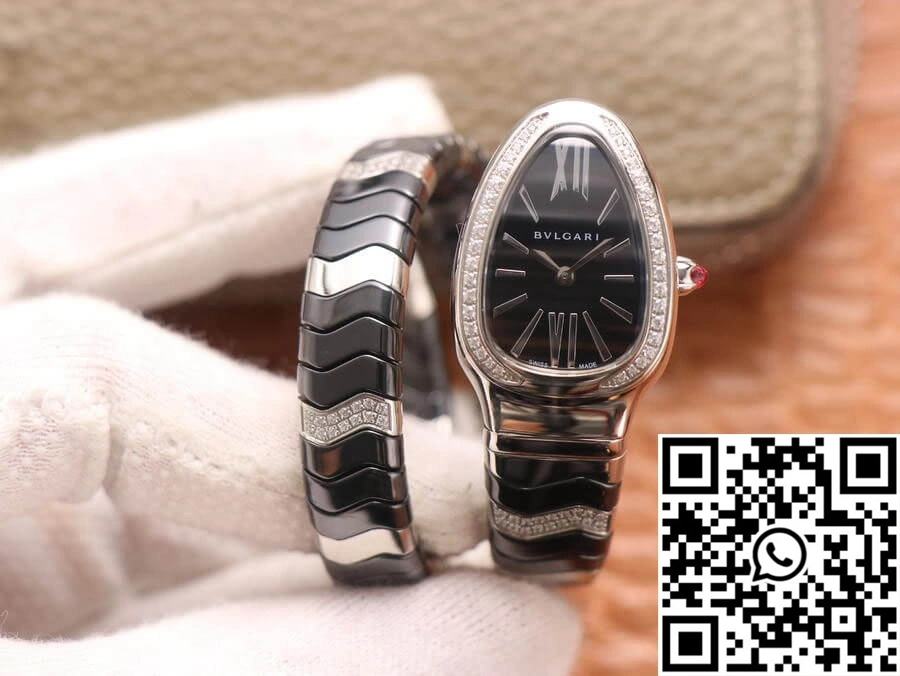 Bvlgari Serpenti 102129 BV Factory Black Dial