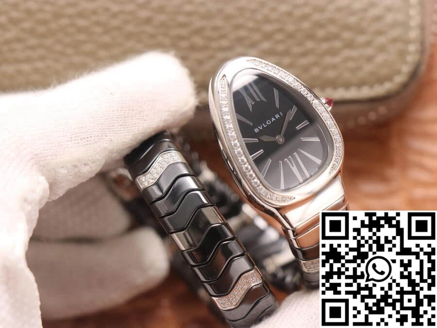 Bvlgari Serpenti 102129 BV Factory Black Dial