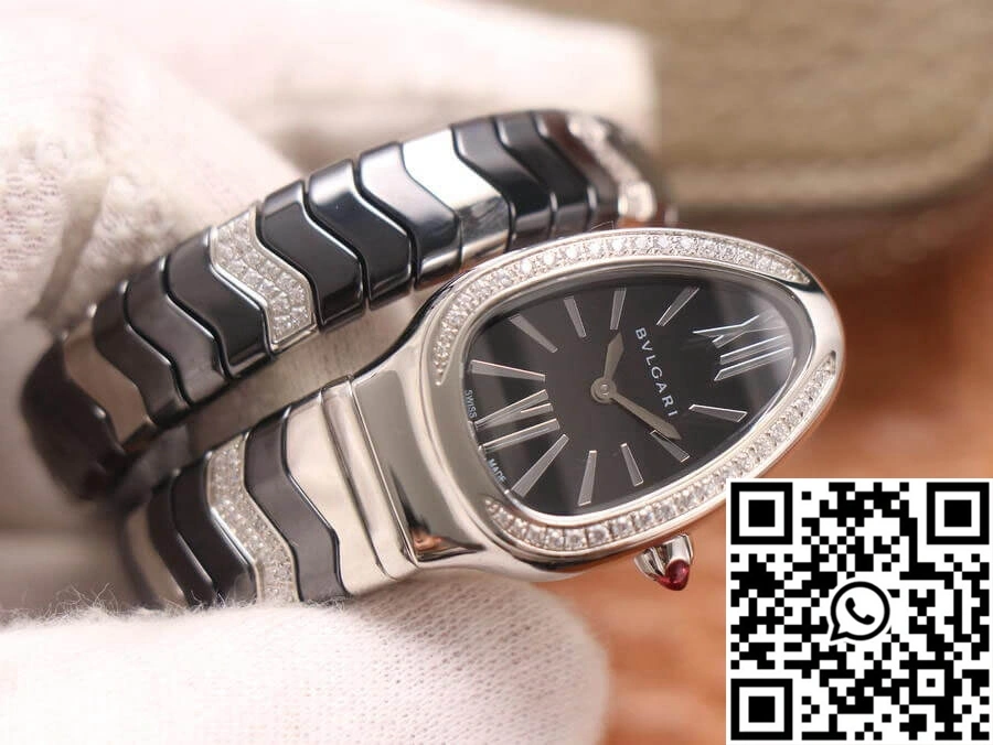 Bvlgari Serpenti 102129 BV Factory Black Dial