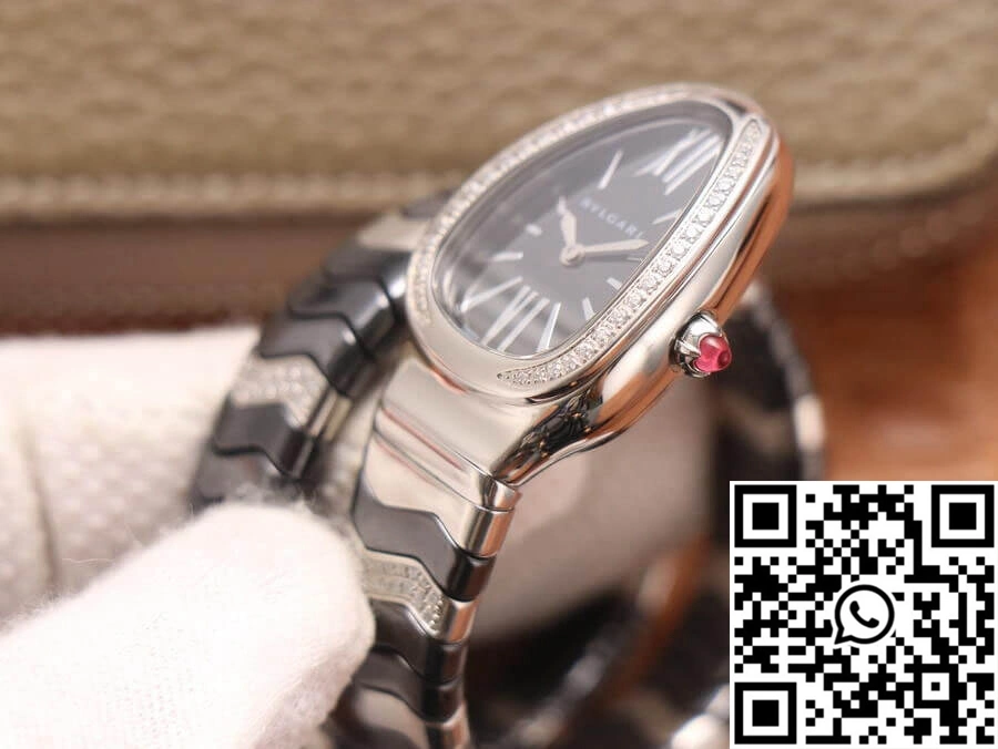 Bvlgari Serpenti 102129 BV Factory Black Dial