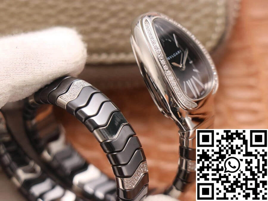 Bvlgari Serpenti 102129 BV Factory Black Dial