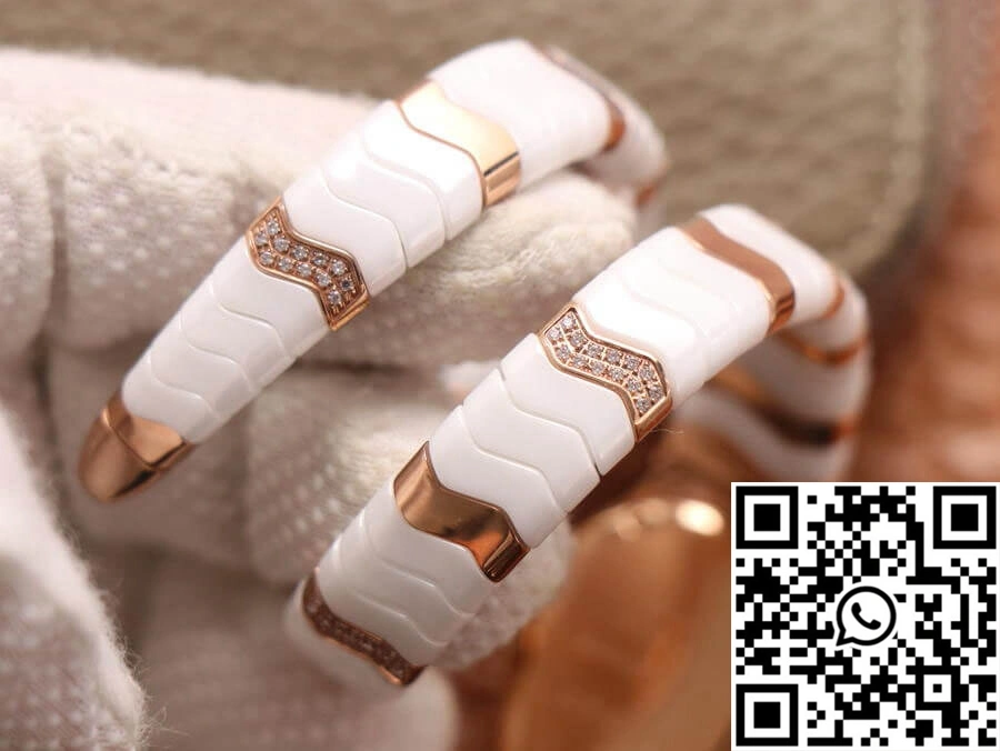 Bvlgari Serpenti 102202 BV Factory Rose Gold White Dial