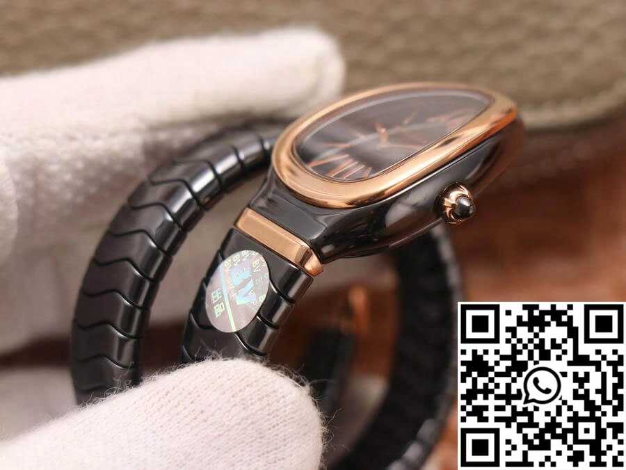 Bvlgari Serpenti 102735 BV Factory Rose Gold Black Dial