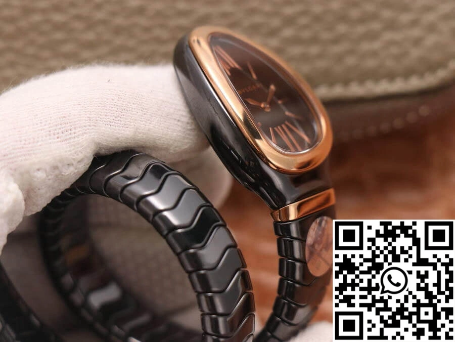 Bvlgari Serpenti 102735 BV Factory Rose Gold Black Dial