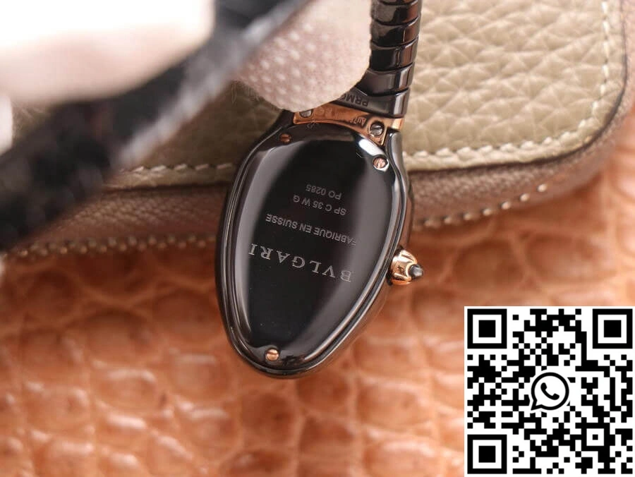 Bvlgari Serpenti 102735 BV Factory Rose Gold Black Dial