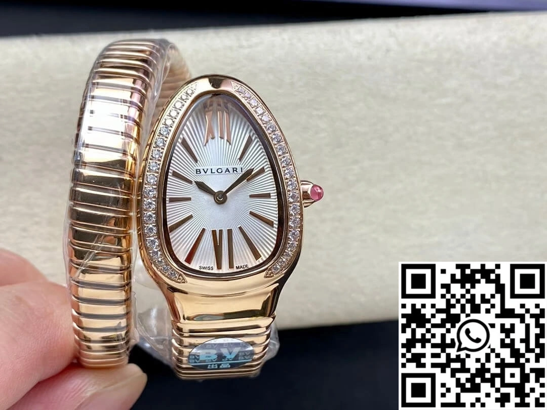 Bvlgari Serpenti 103003 BV Factory Silvery White Dial