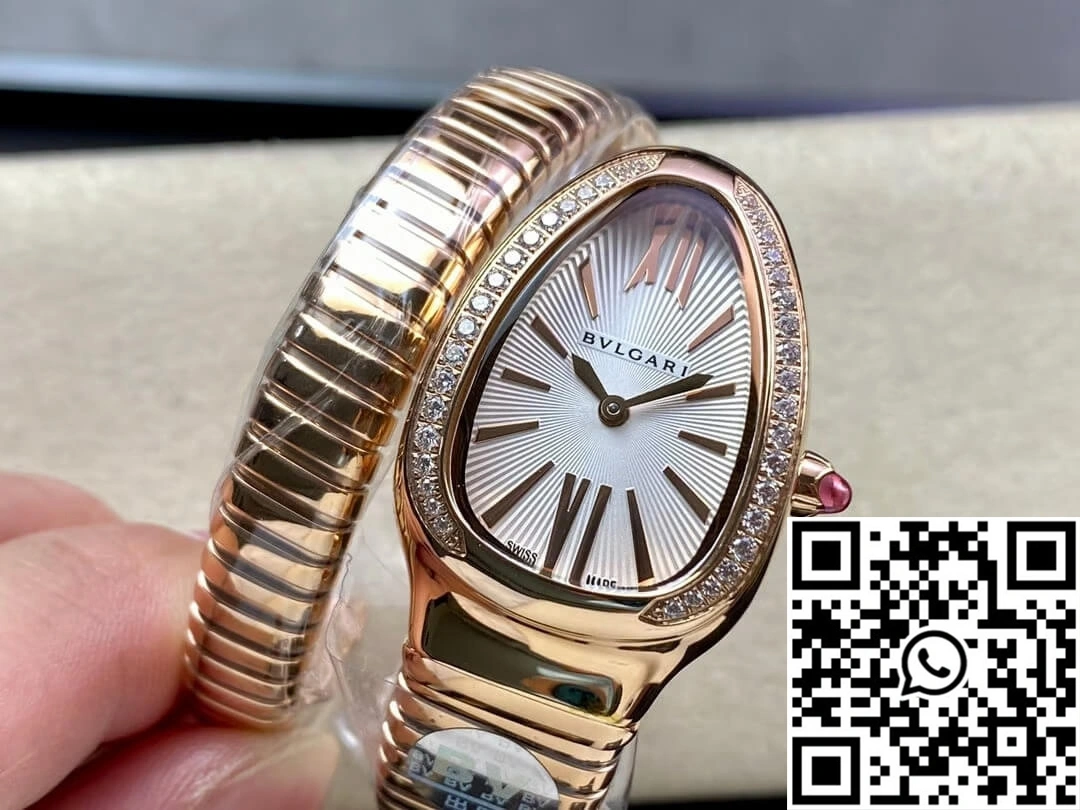 Bvlgari Serpenti 103003 BV Factory Silvery White Dial