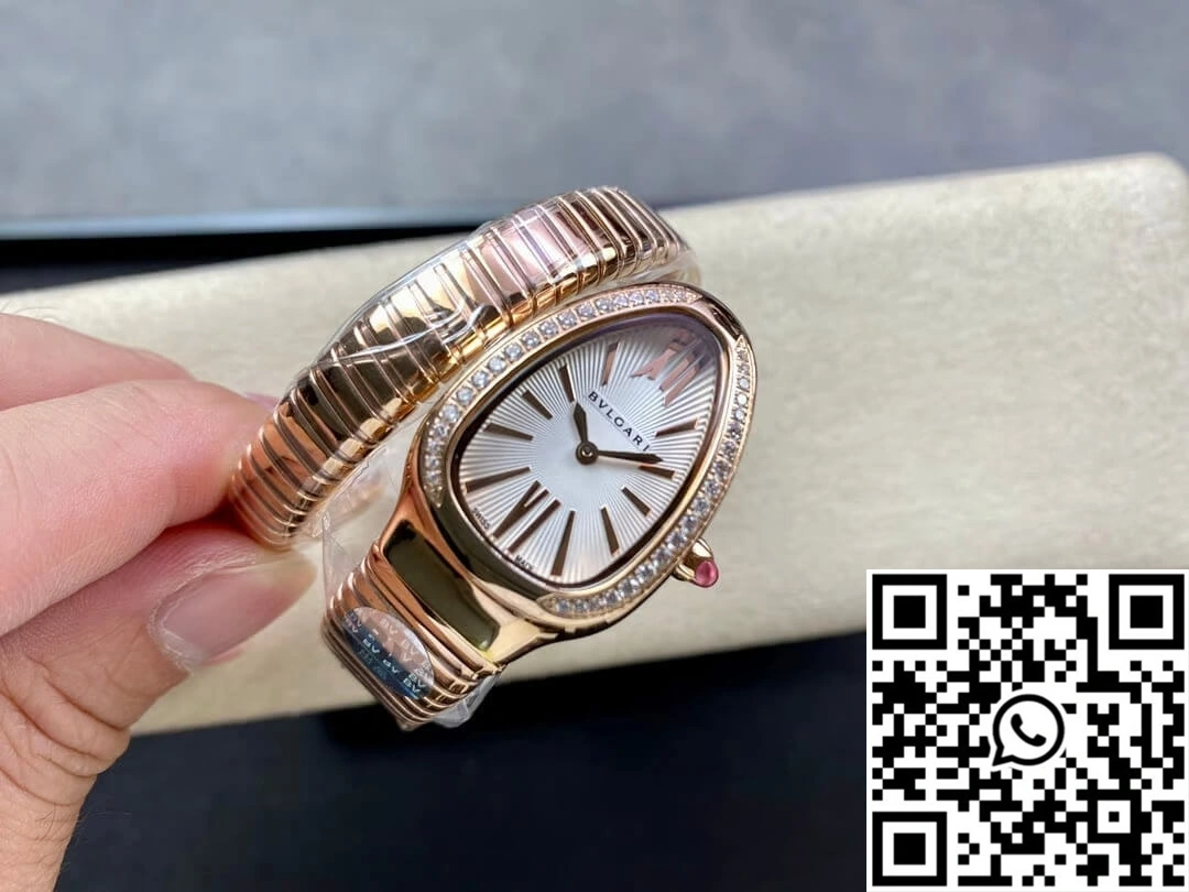 Bvlgari Serpenti 103003 BV Factory Silvery White Dial