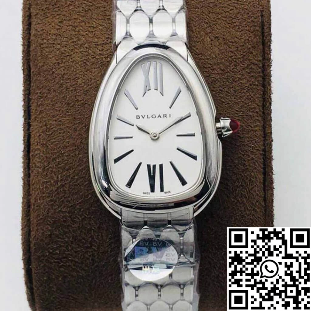 Bvlgari Serpenti 103141 BV Factory Silver White Dial