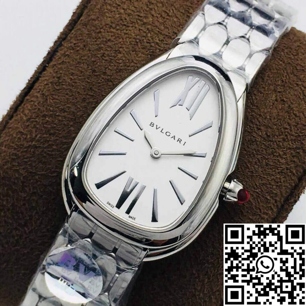 Bvlgari Serpenti 103141 BV Factory Silver White Dial