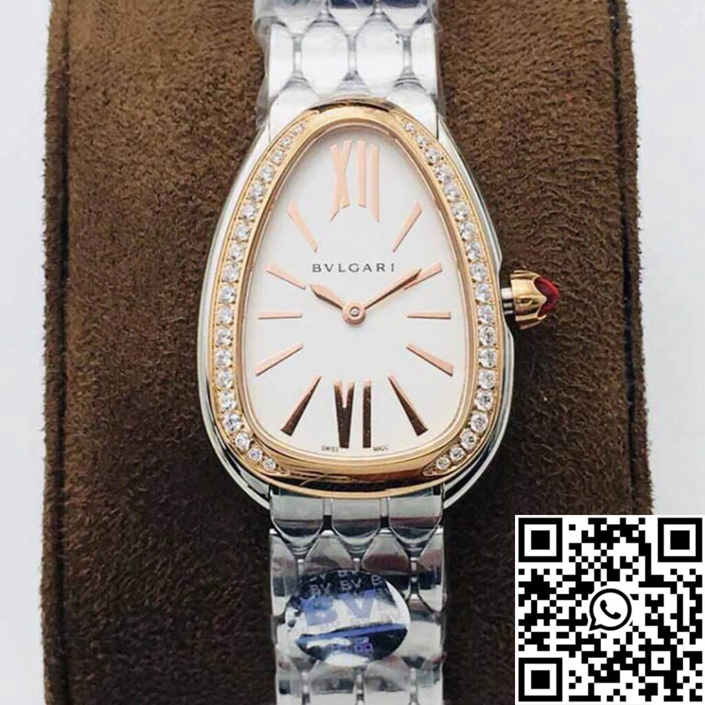 Bvlgari Serpenti 103143 BV Factory Rose Gold Diamond Bezel