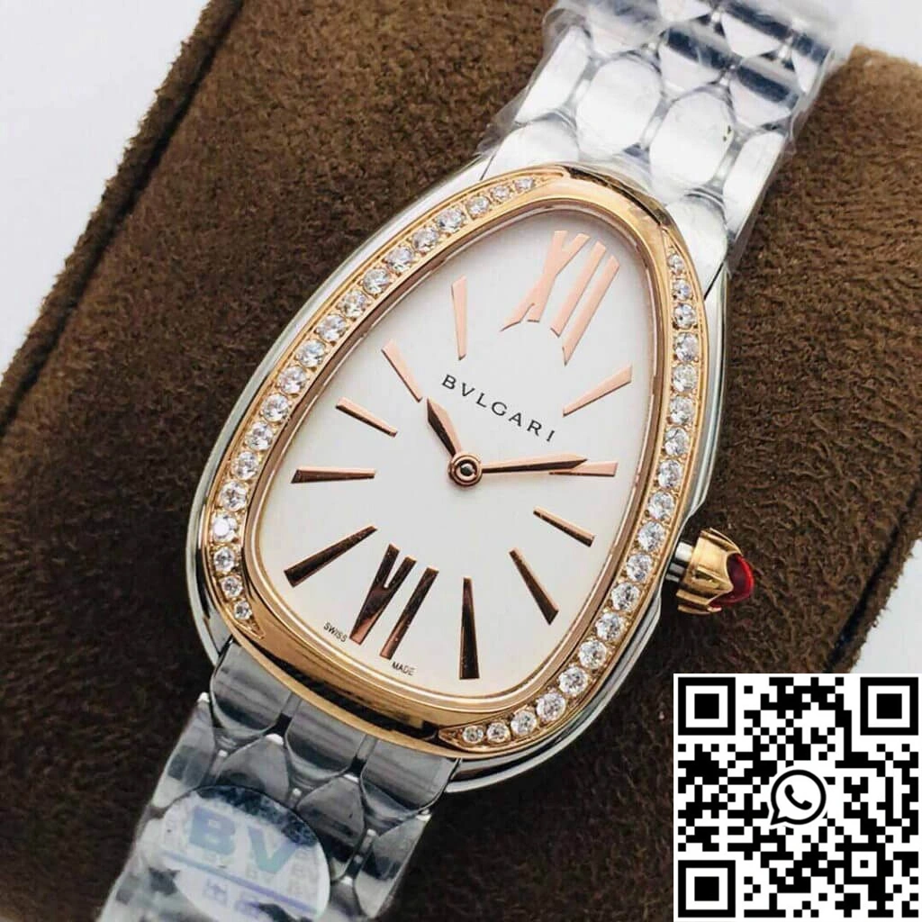 Bvlgari Serpenti 103143 BV Factory Rose Gold Diamond Bezel