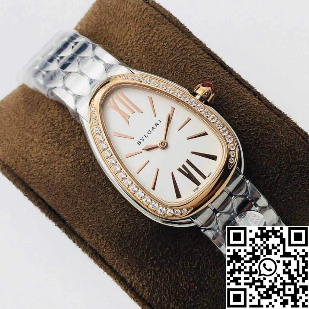 Bvlgari Serpenti 103143 BV Factory Rose Gold Diamond Bezel
