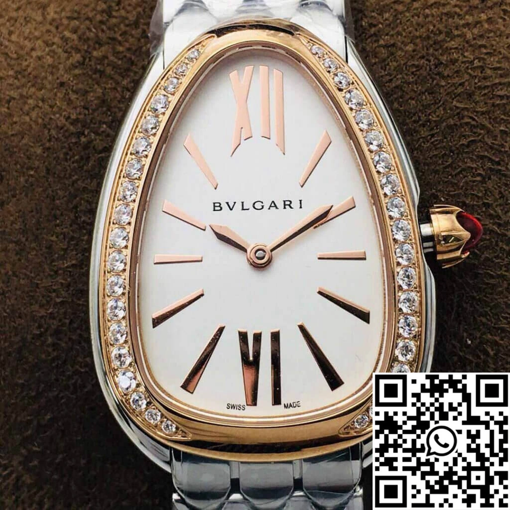Bvlgari Serpenti 103143 BV Factory Rose Gold Diamond Bezel