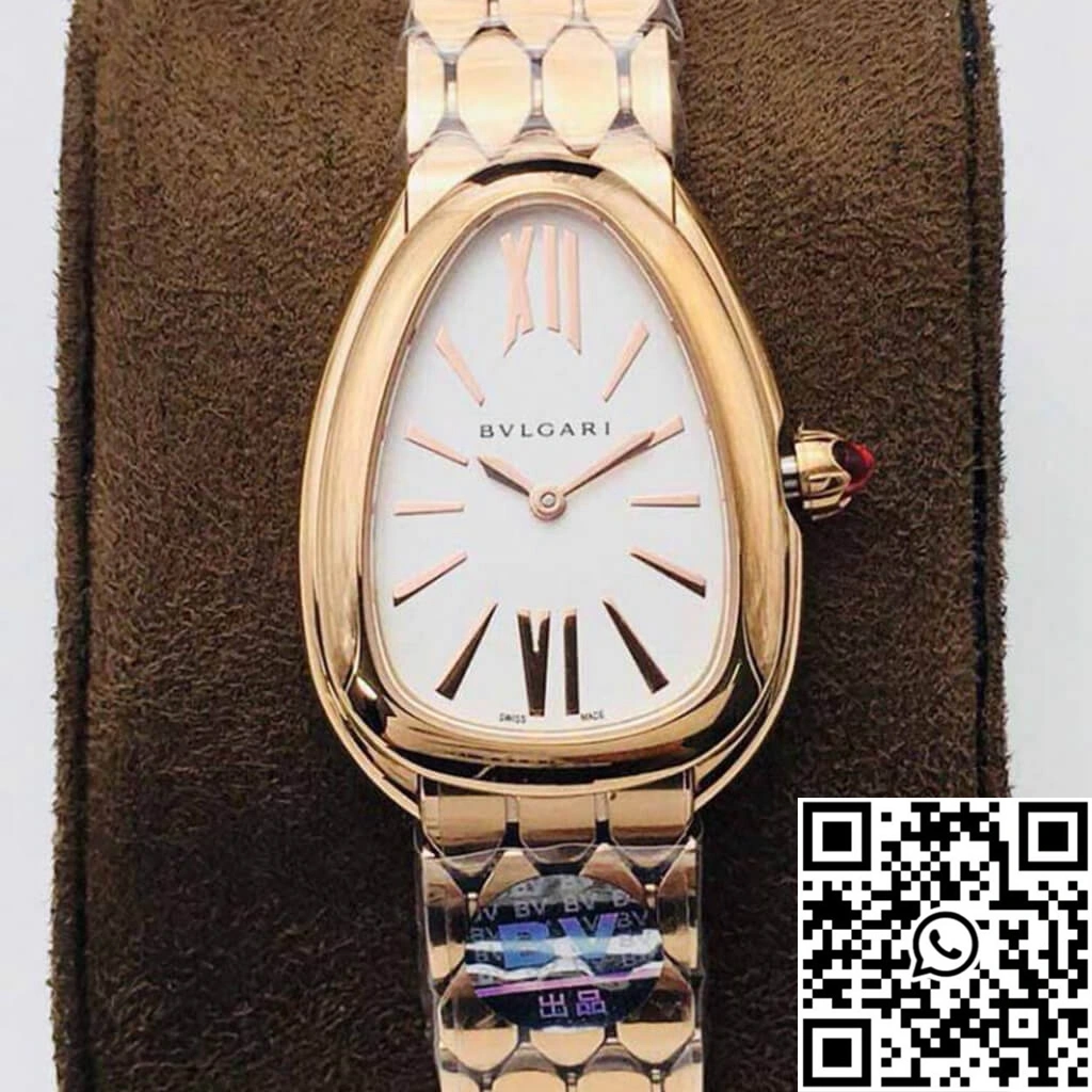 Bvlgari Serpenti 103145 BV Factory Rose Gold White Dial