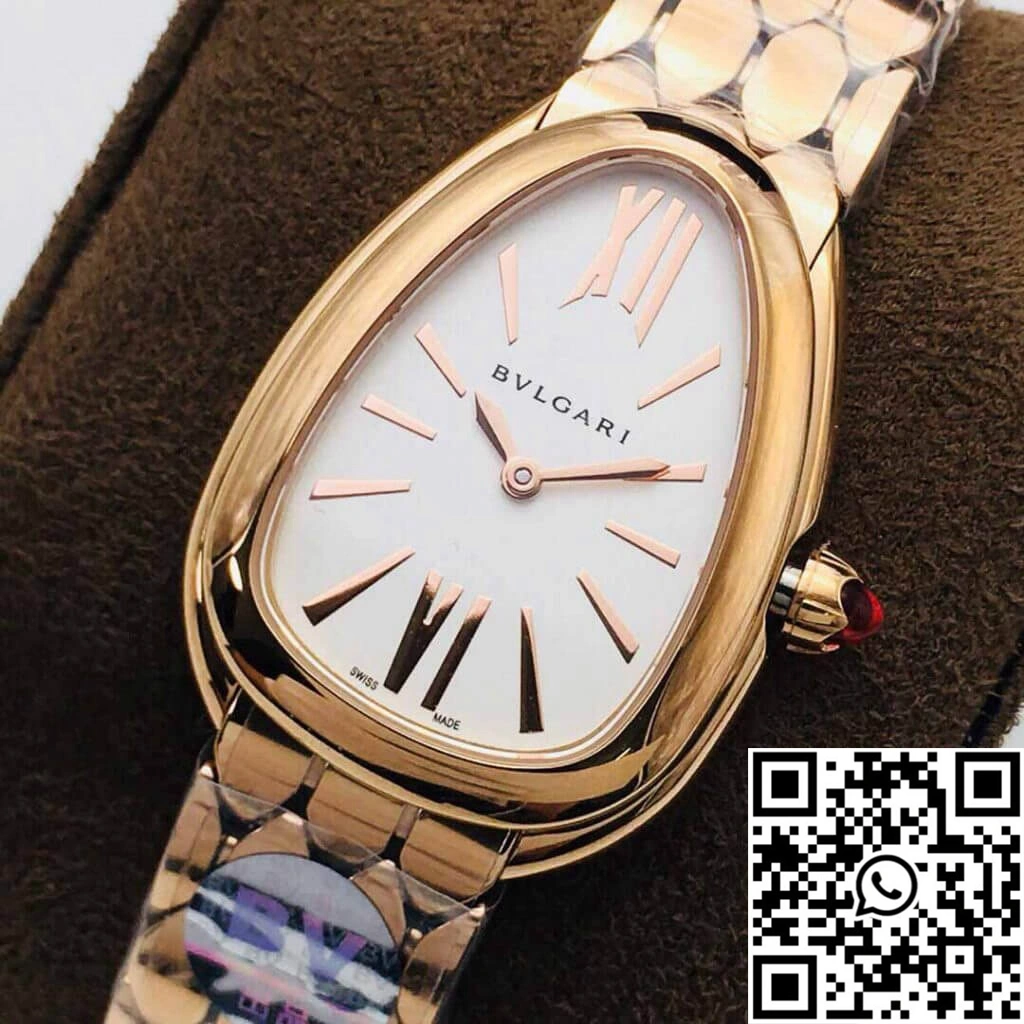 Bvlgari Serpenti 103145 BV Factory Rose Gold White Dial