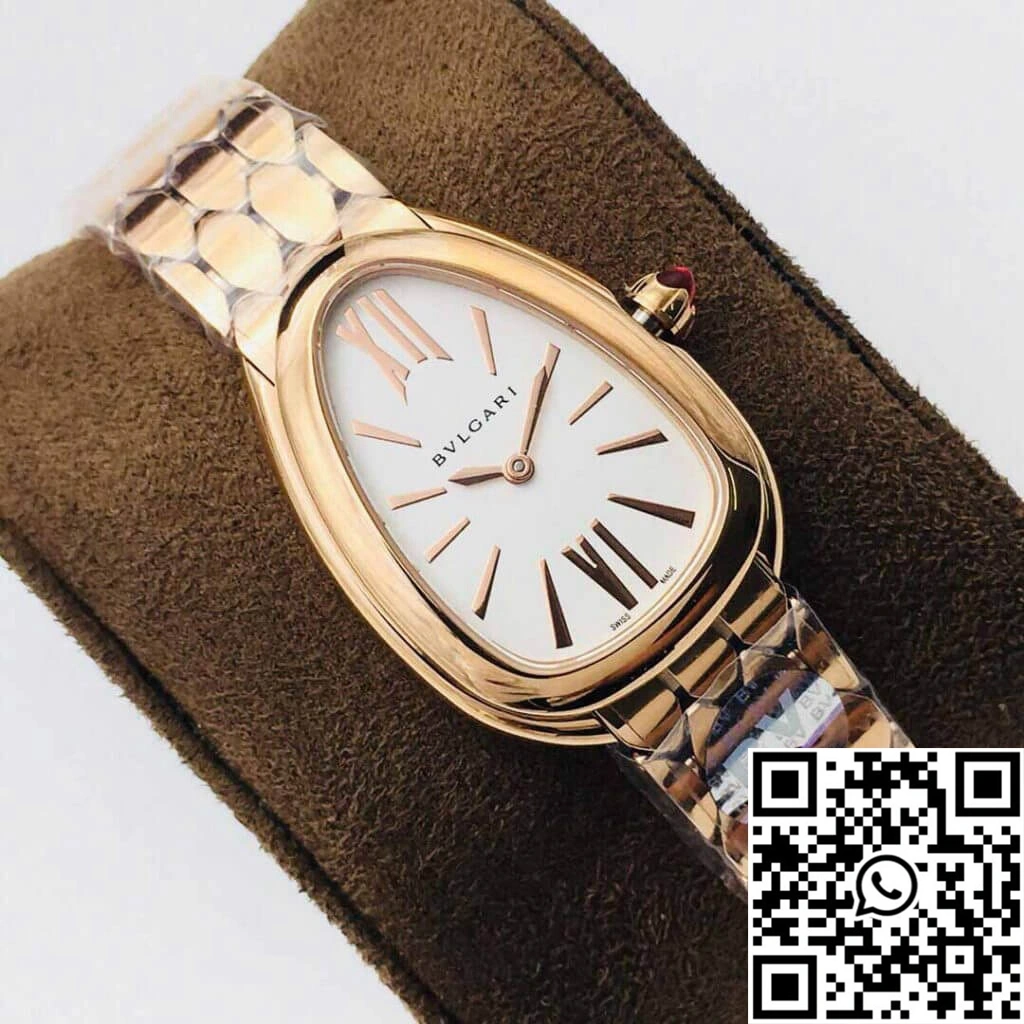 Bvlgari Serpenti 103145 BV Factory Rose Gold White Dial