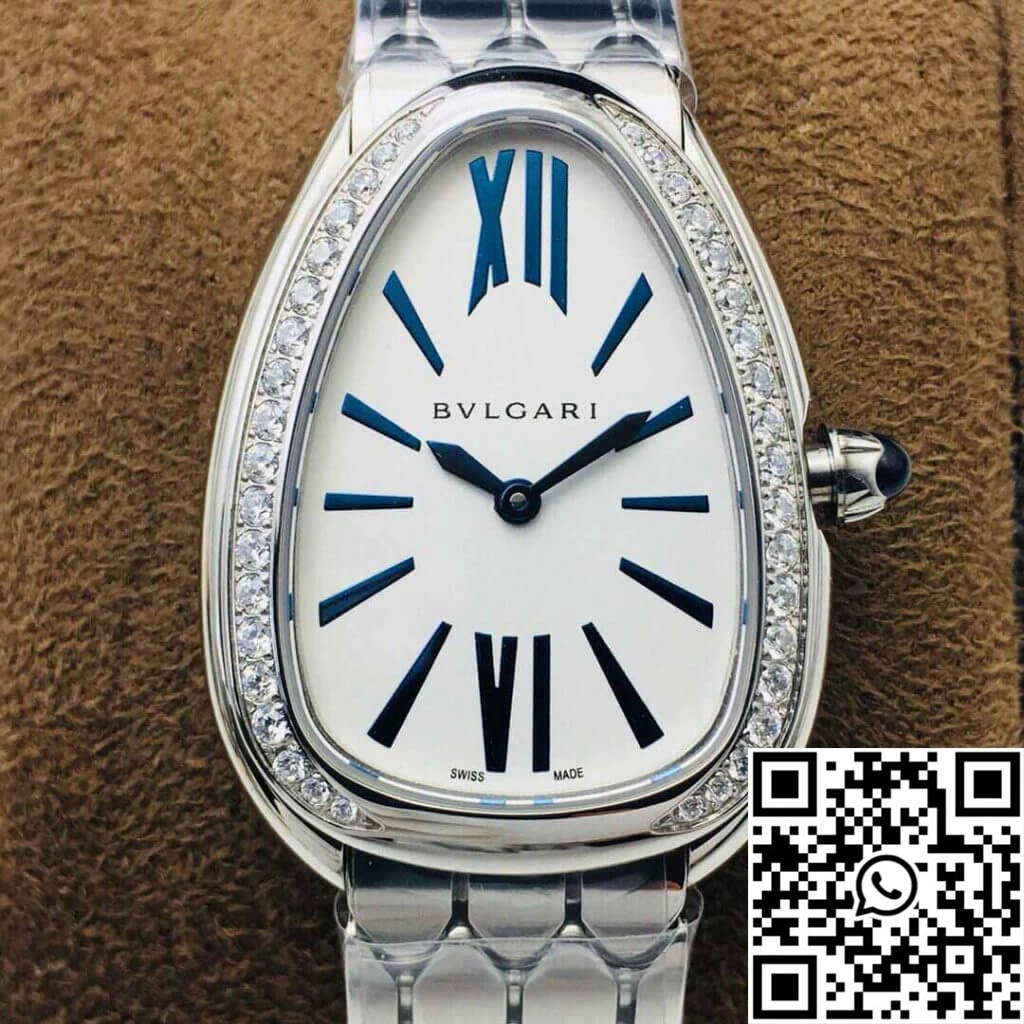 Bvlgari Serpenti 103148 BV Factory Diamond White Dial
