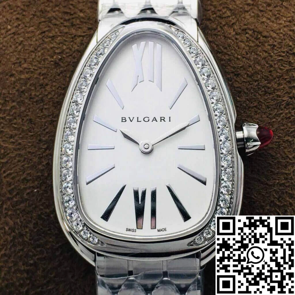 Bvlgari Serpenti 103361 BV Factory Silver White Dial
