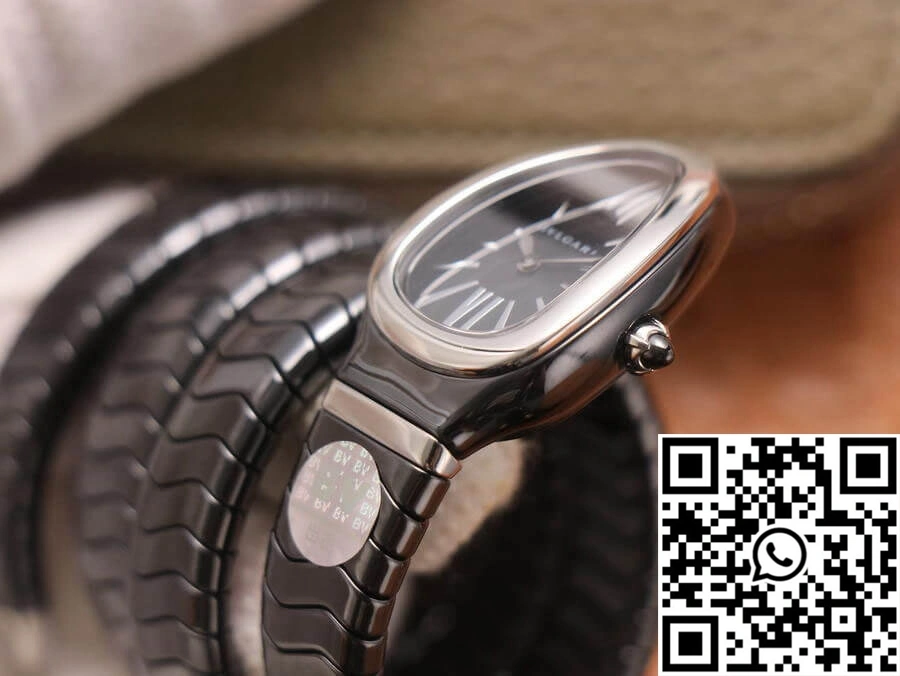 Bvlgari Serpenti BV Factory Black Ceramic Dial