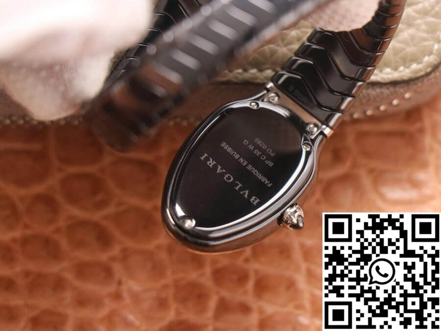 Bvlgari Serpenti BV Factory Black Ceramic Dial