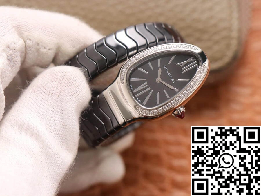 Bvlgari Serpenti BV Factory Black Dial