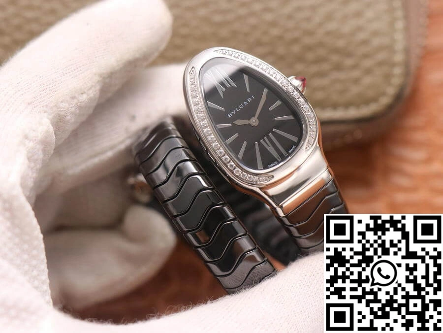 Bvlgari Serpenti BV Factory Black Dial